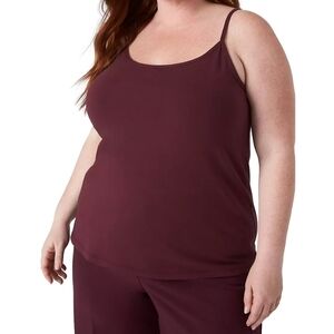 Lane Bryant maroon spaghetti strap top, size 26/28, excellent used condition